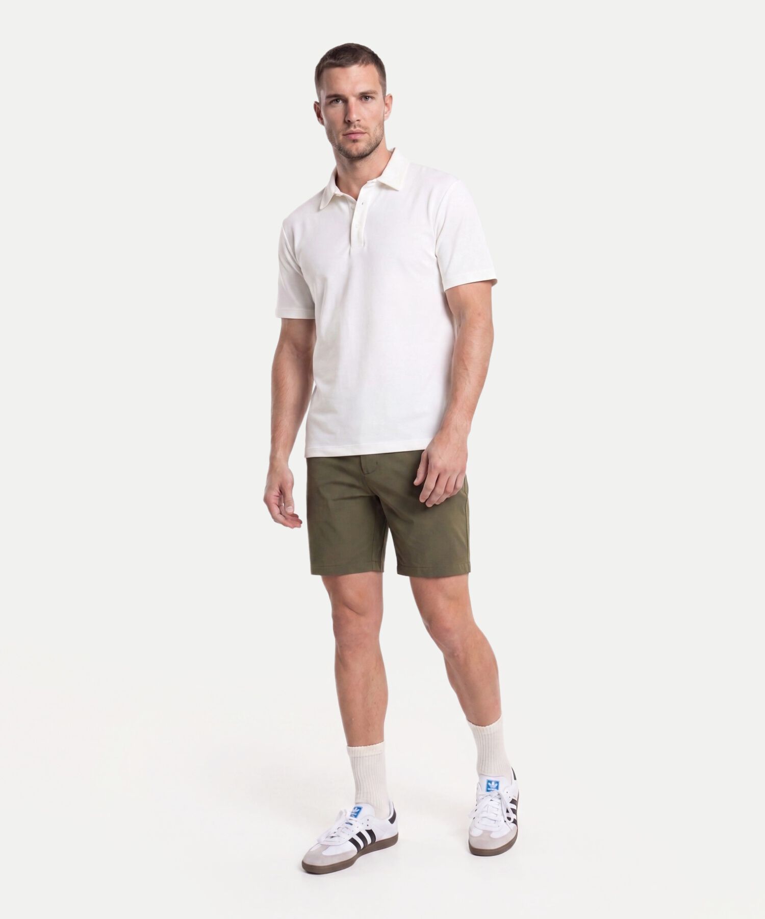 Bermuda Para Hombre VerdeOscuro