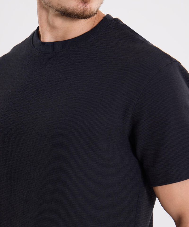 Camiseta Para Hombre Negro