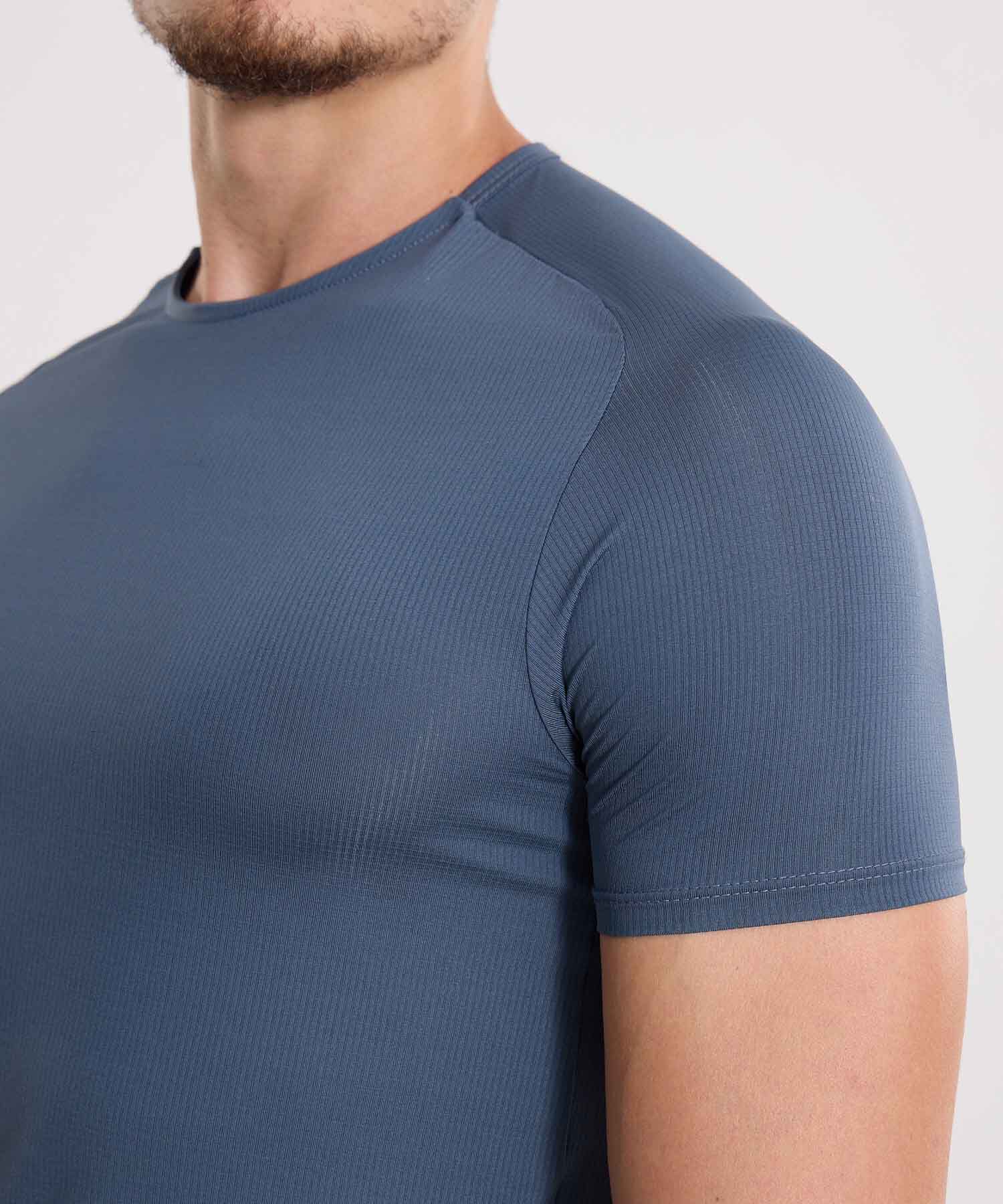 Camiseta Para Hombre GrisOscuro