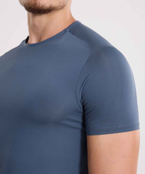 Camiseta Para Hombre GrisOscuro image number null