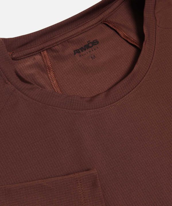 Camiseta Para Hombre CafeOscuro image number null