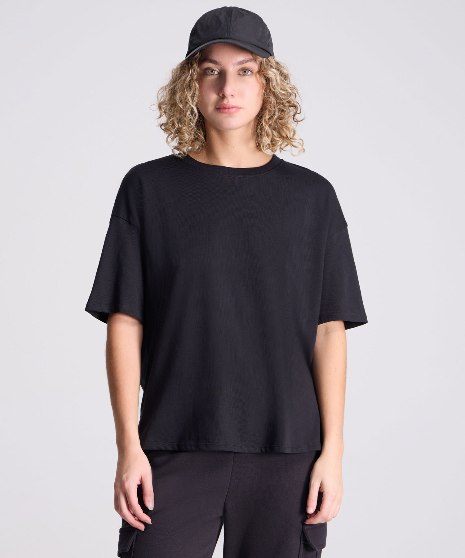 Camiseta Para Mujer Negro