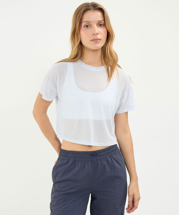 Camiseta Para Mujer AzulClaro image number null