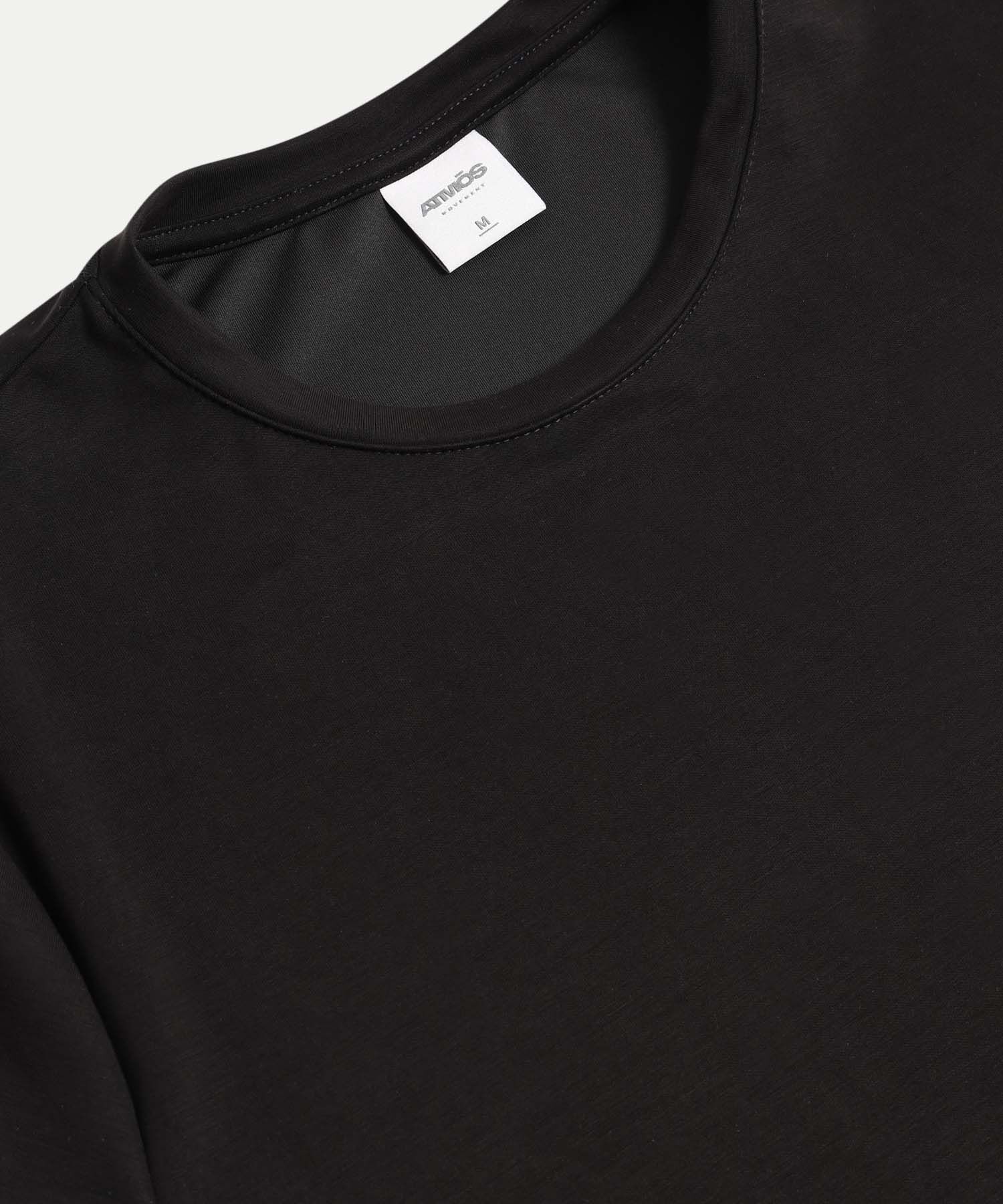 Camiseta Para Hombre Negro