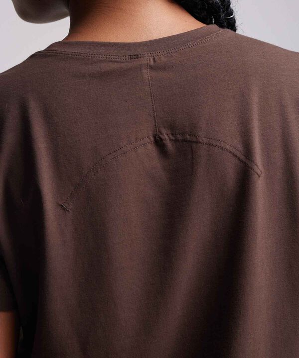 Camiseta Para Mujer CafeOscuro