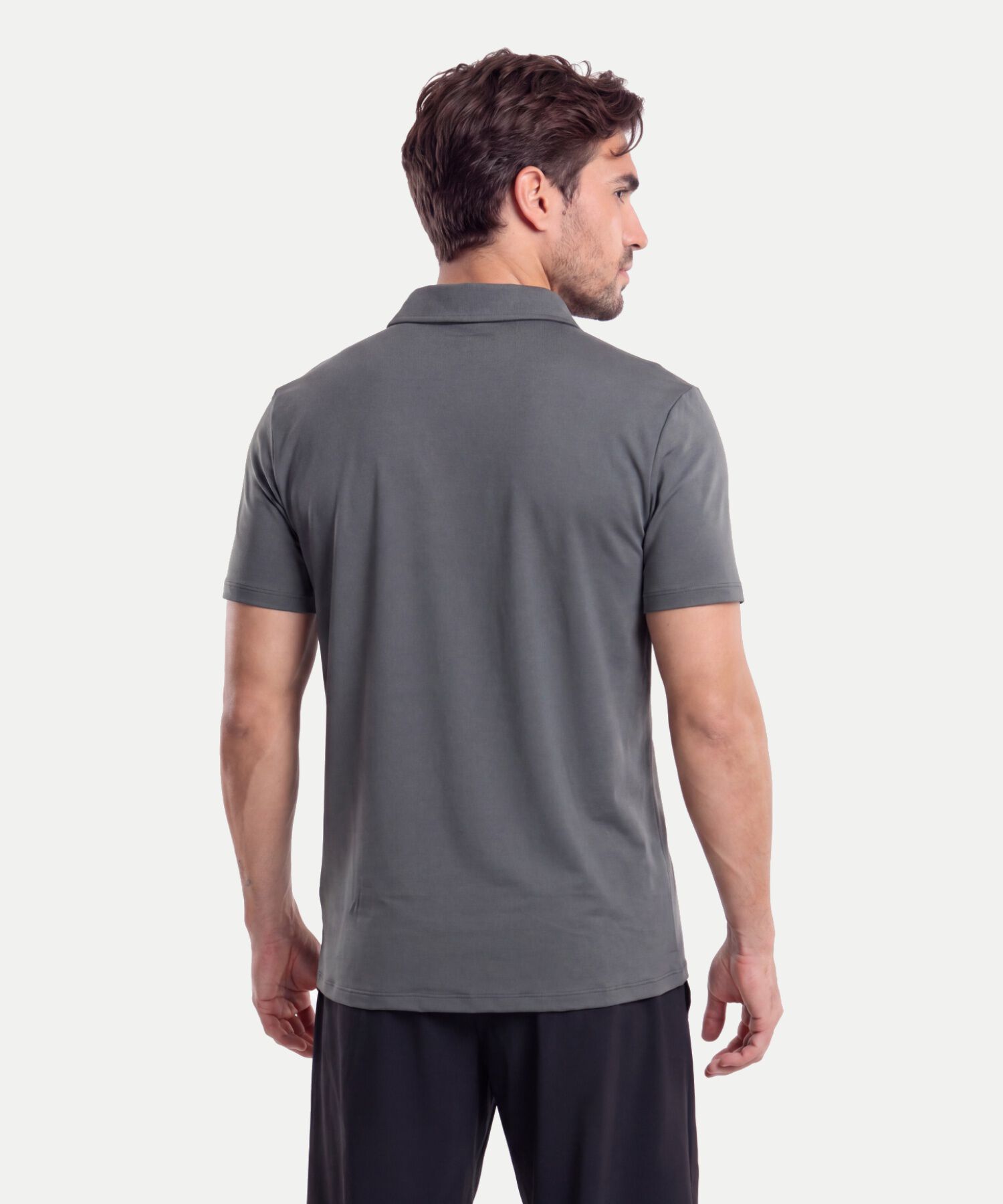 Polo Para Hombre Gris