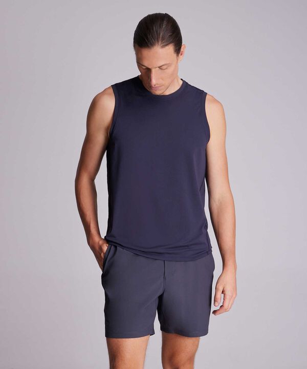 Camiseta Para Hombre AzulOscuro image number null