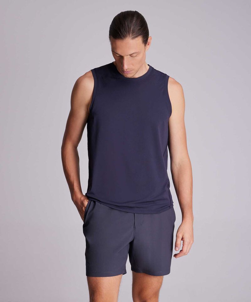 Camiseta Para Hombre AzulOscuro