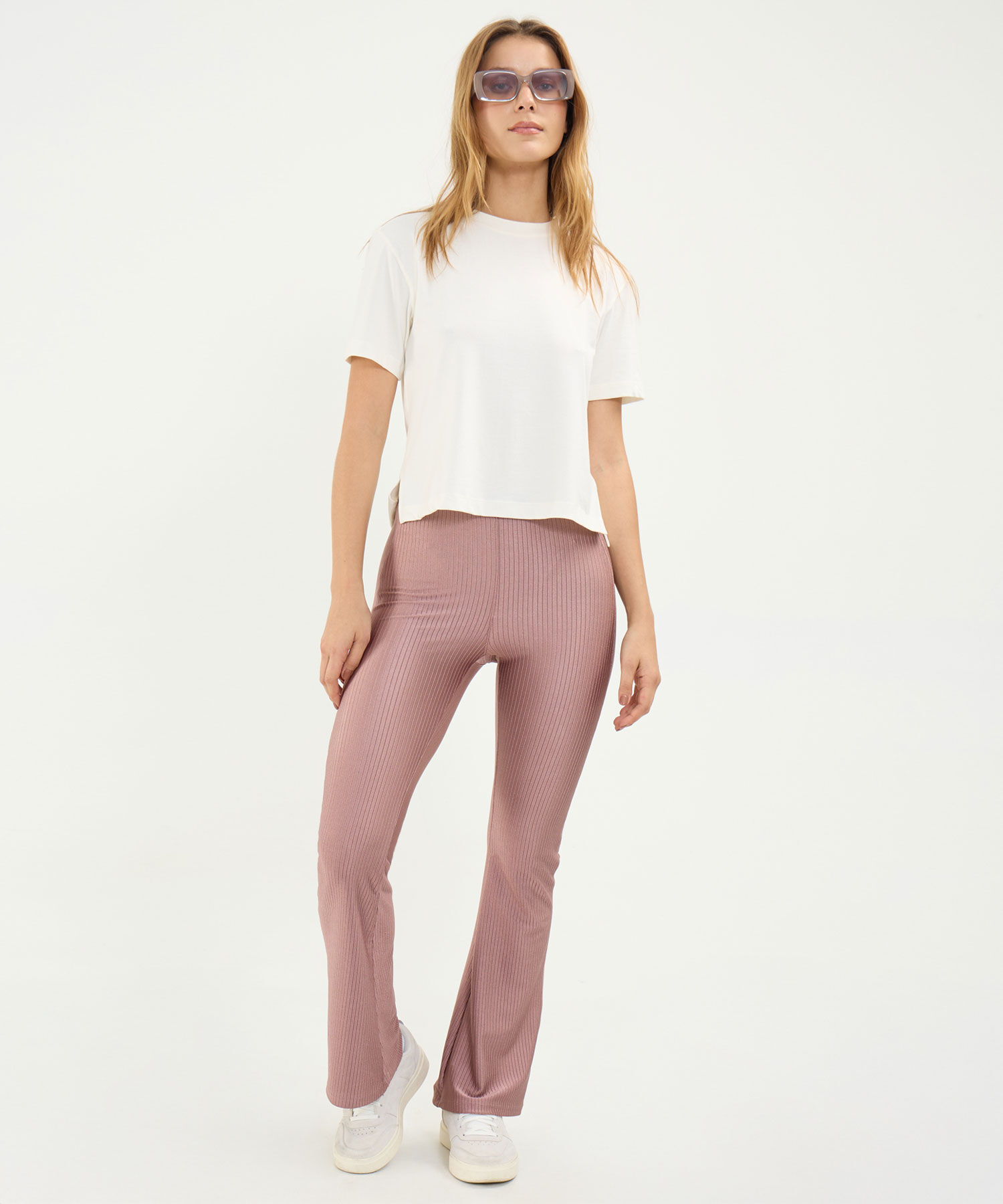 Camiseta Para Mujer Marfil