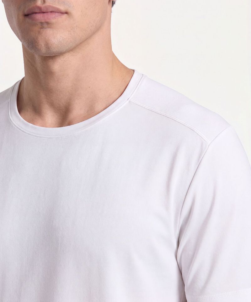 Camiseta Para Hombre Blanco