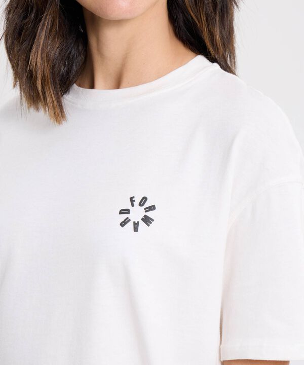 Camiseta Para Mujer Marfil image number null