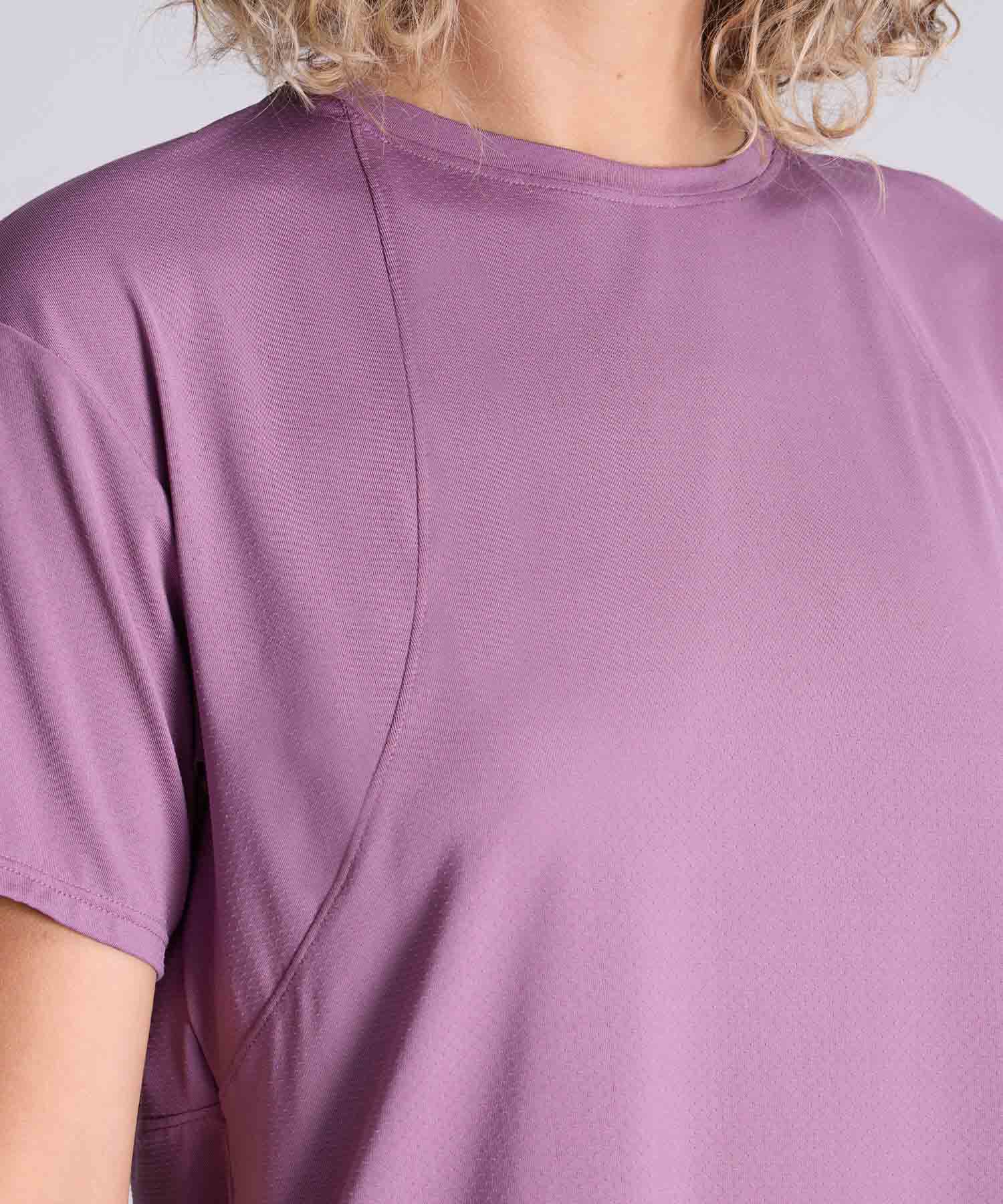 Camiseta Para Mujer Morado