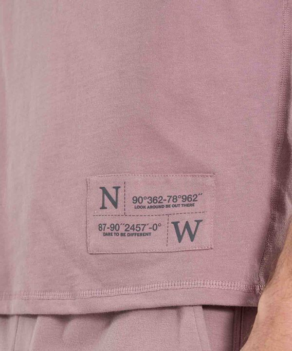 Camiseta Para Hombre Rosado image number null