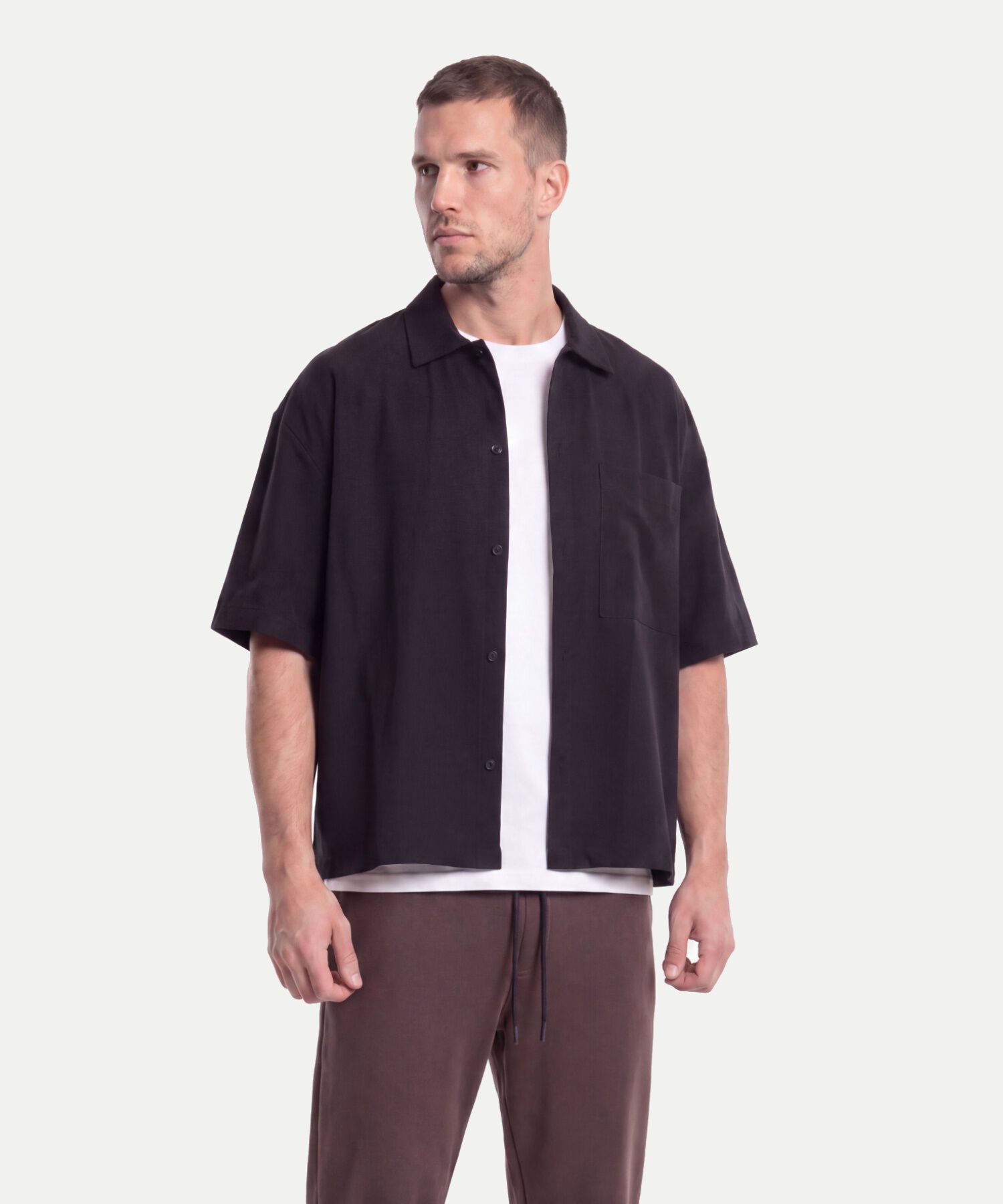 Camisa Para Hombre Negro