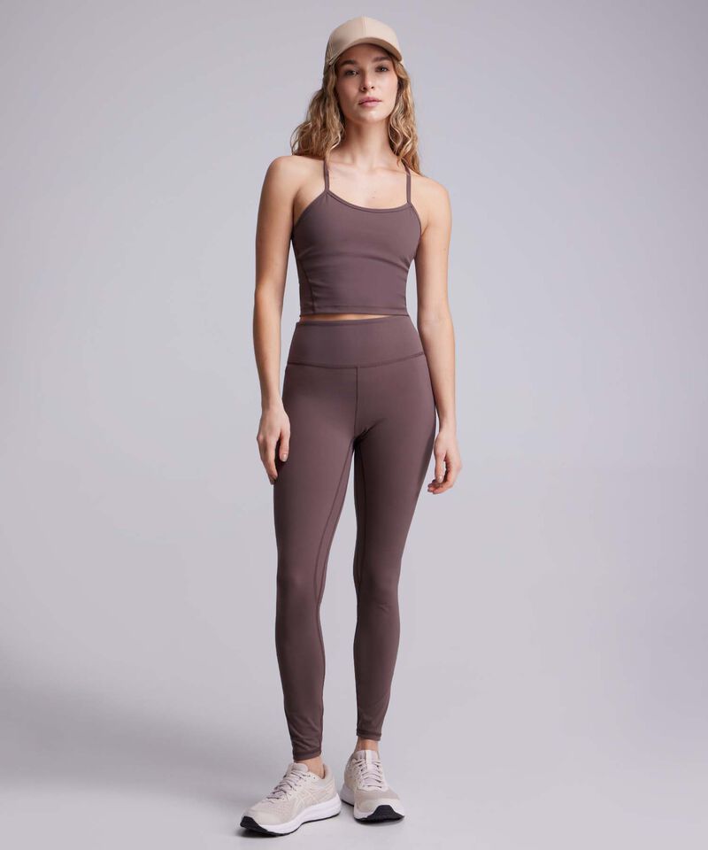 Leggins Para Mujer Cafe