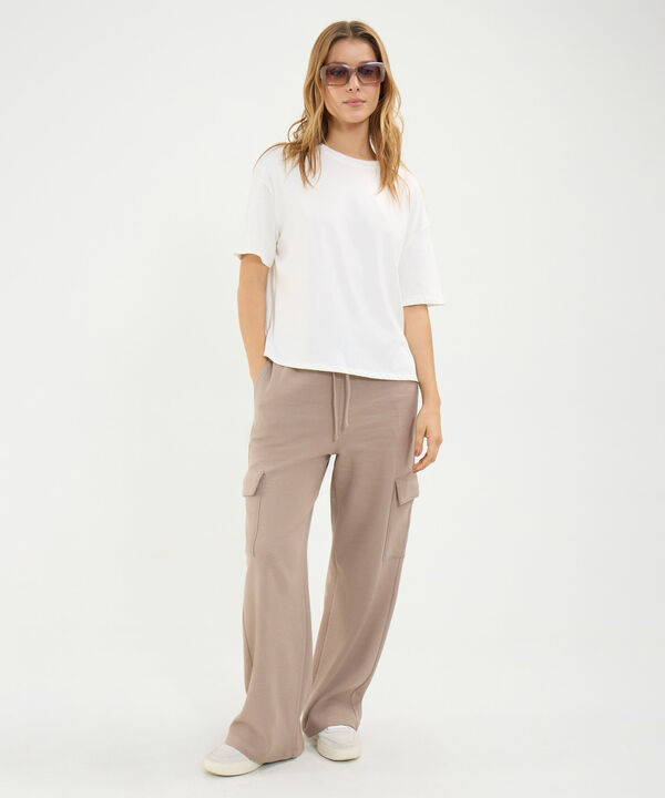 Camiseta Para Mujer Marfil image number null