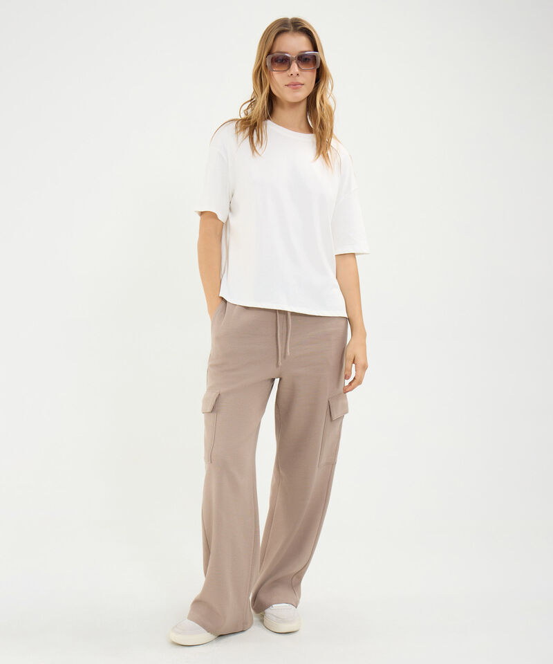 Camiseta Para Mujer Marfil