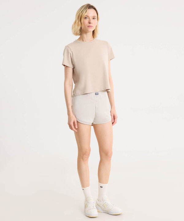 Camiseta Para Mujer Crema image number null
