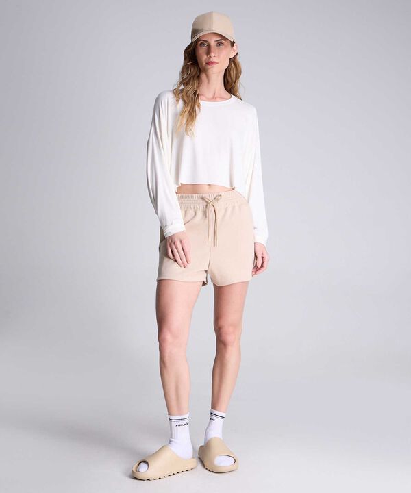 Short Para Mujer Beige image number null
