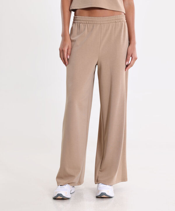 Pantalon Para Mujer Crema image number null