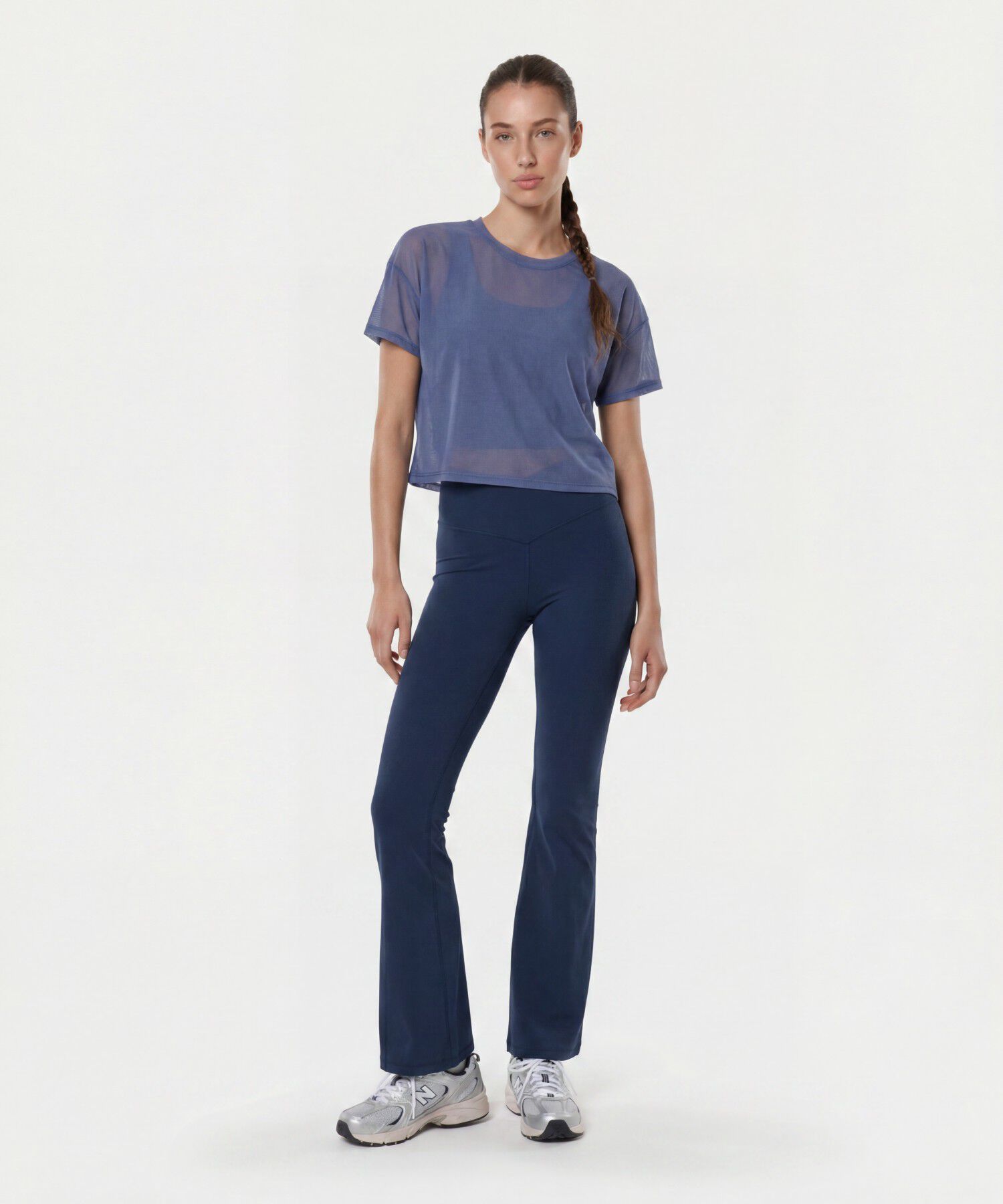 Camiseta Para Mujer Azul