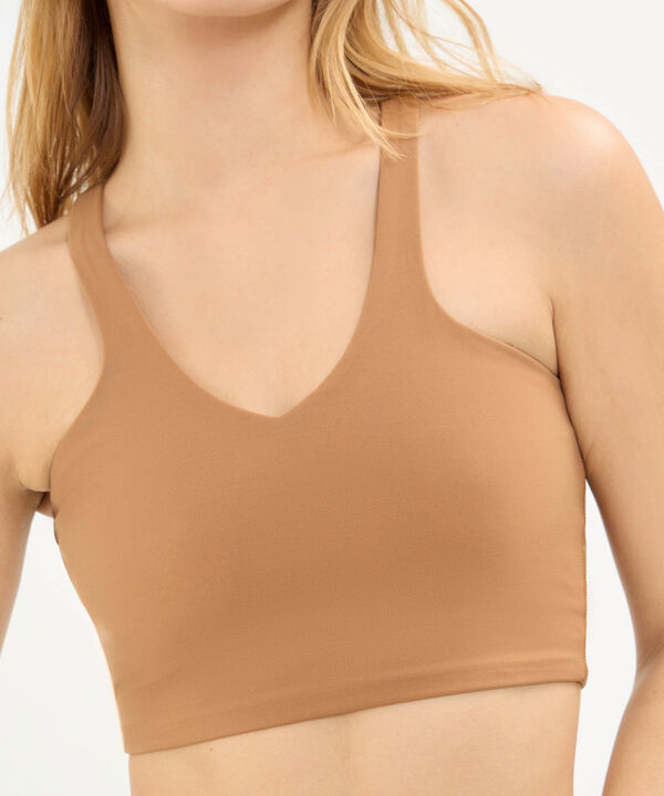 Top Para Mujer Cafe image number null