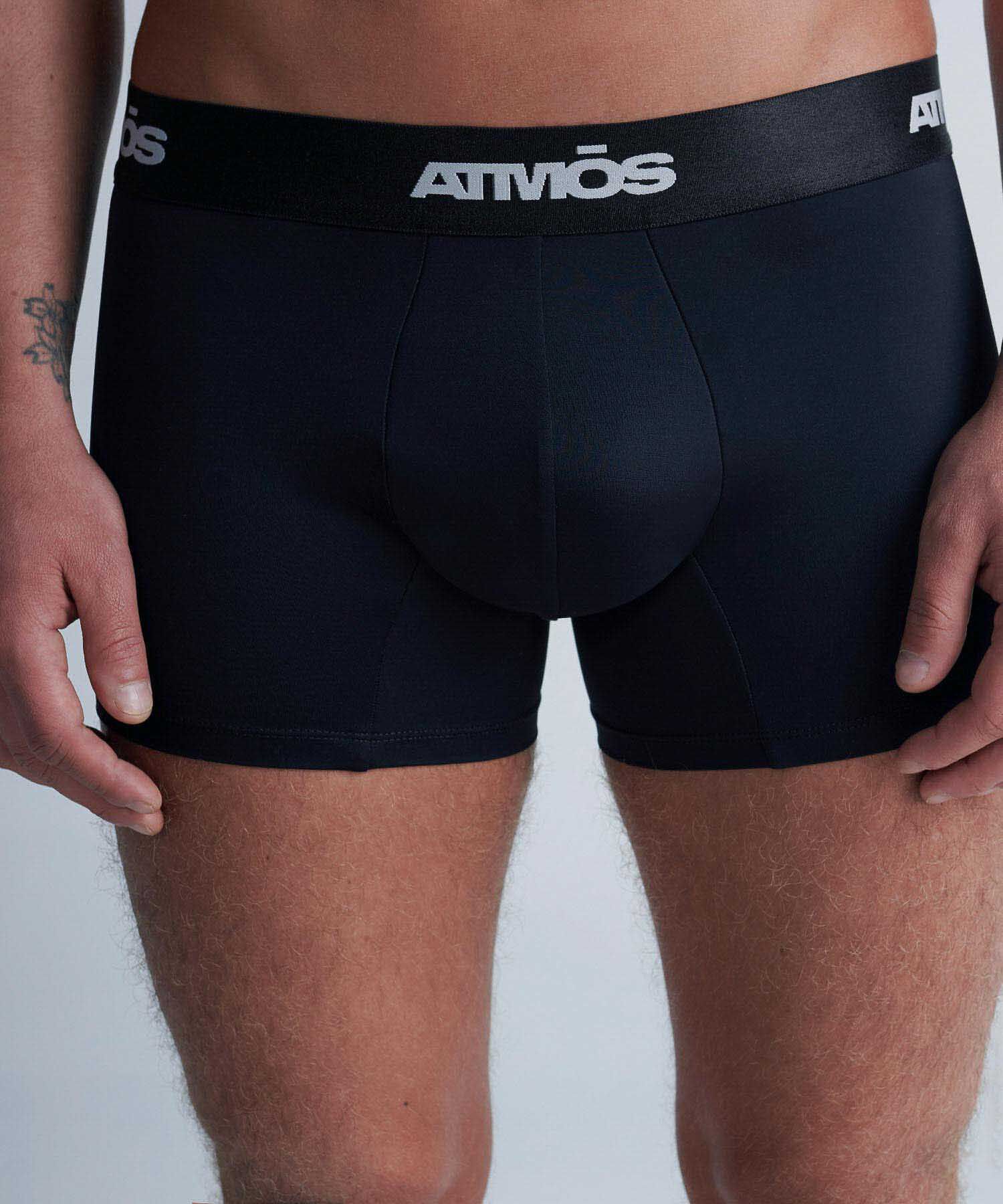 Boxer Para Hombre Negro