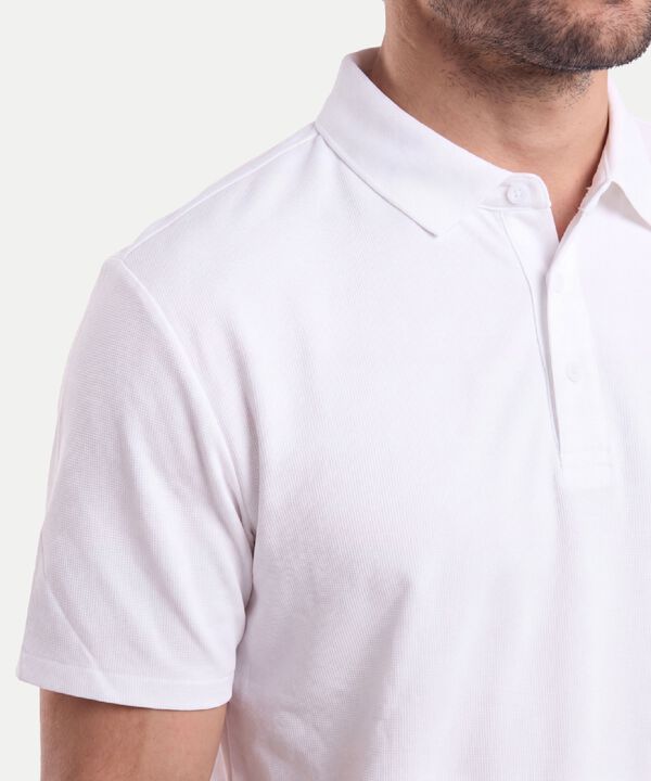 Polo Para Hombre Blanco