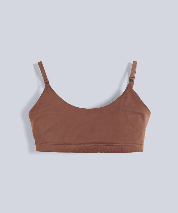 Top Para Mujer Cafe image number null