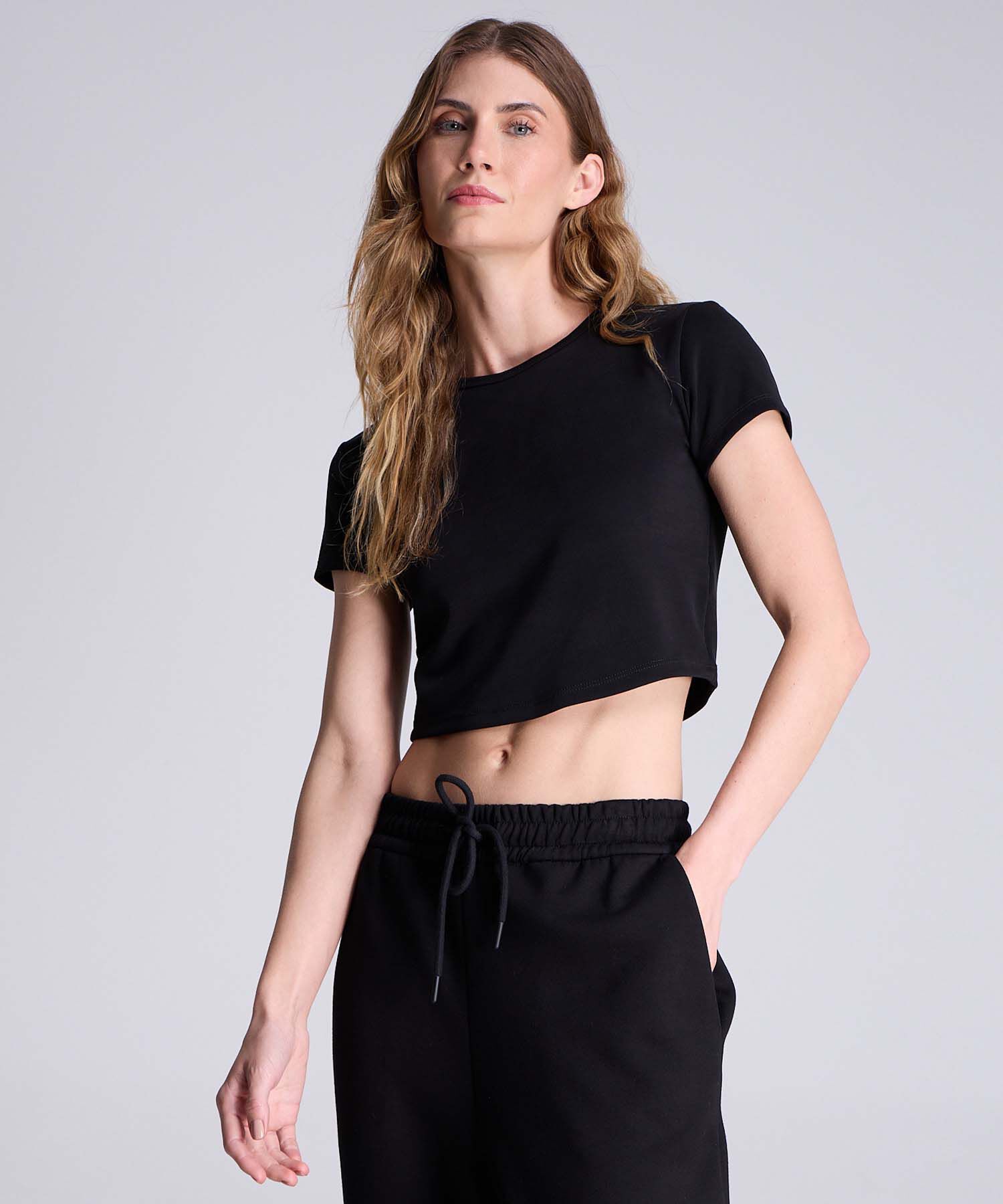 Camiseta Para Mujer Negro