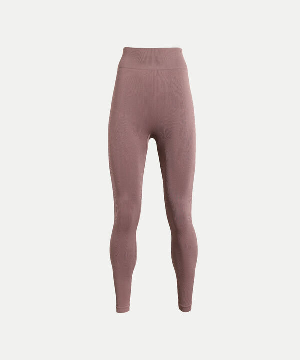 Leggins Para Mujer Cafe image number null