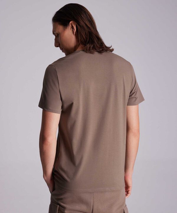 Camiseta Para Hombre Cafe image number null