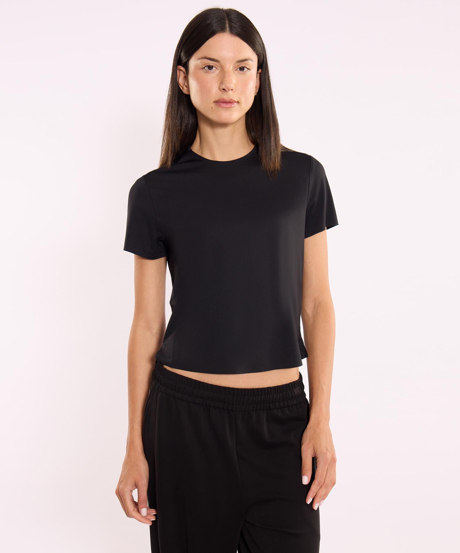 Camiseta Para Mujer Negro