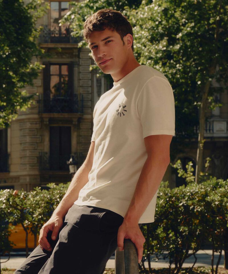 Camiseta Para Hombre Marfil