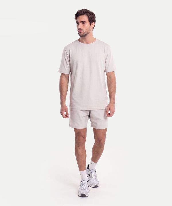 Bermuda Para Hombre Beige