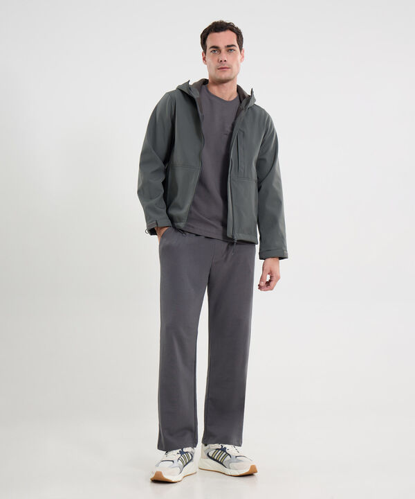 Camiseta Para Hombre GrisOscuro image number null