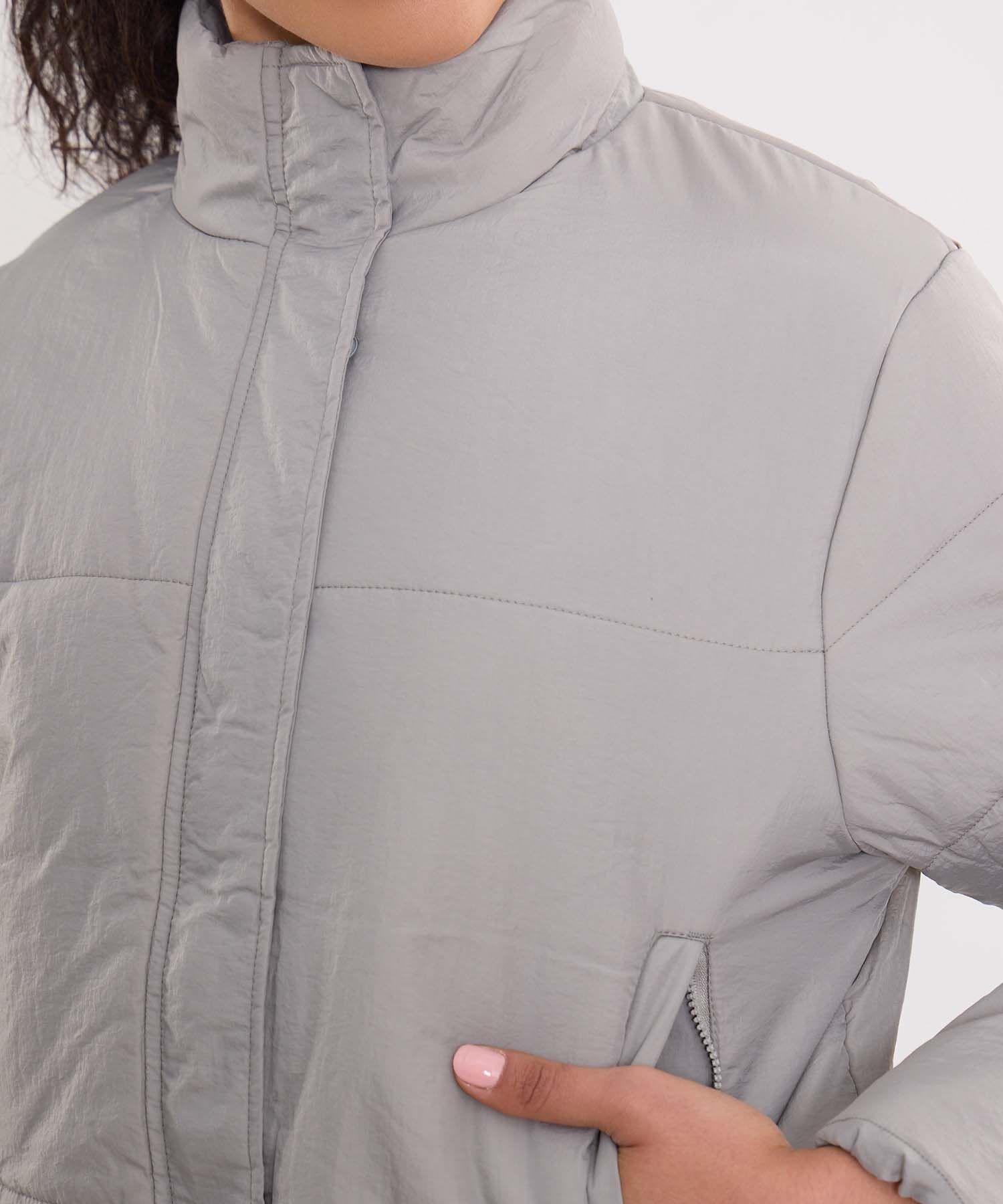 Chaqueta Para Mujer Gris