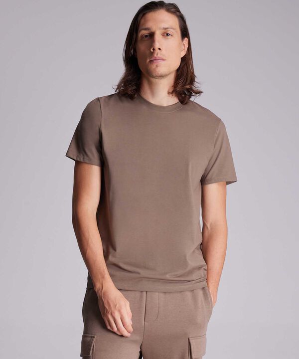 Camiseta Para Hombre Cafe image number null