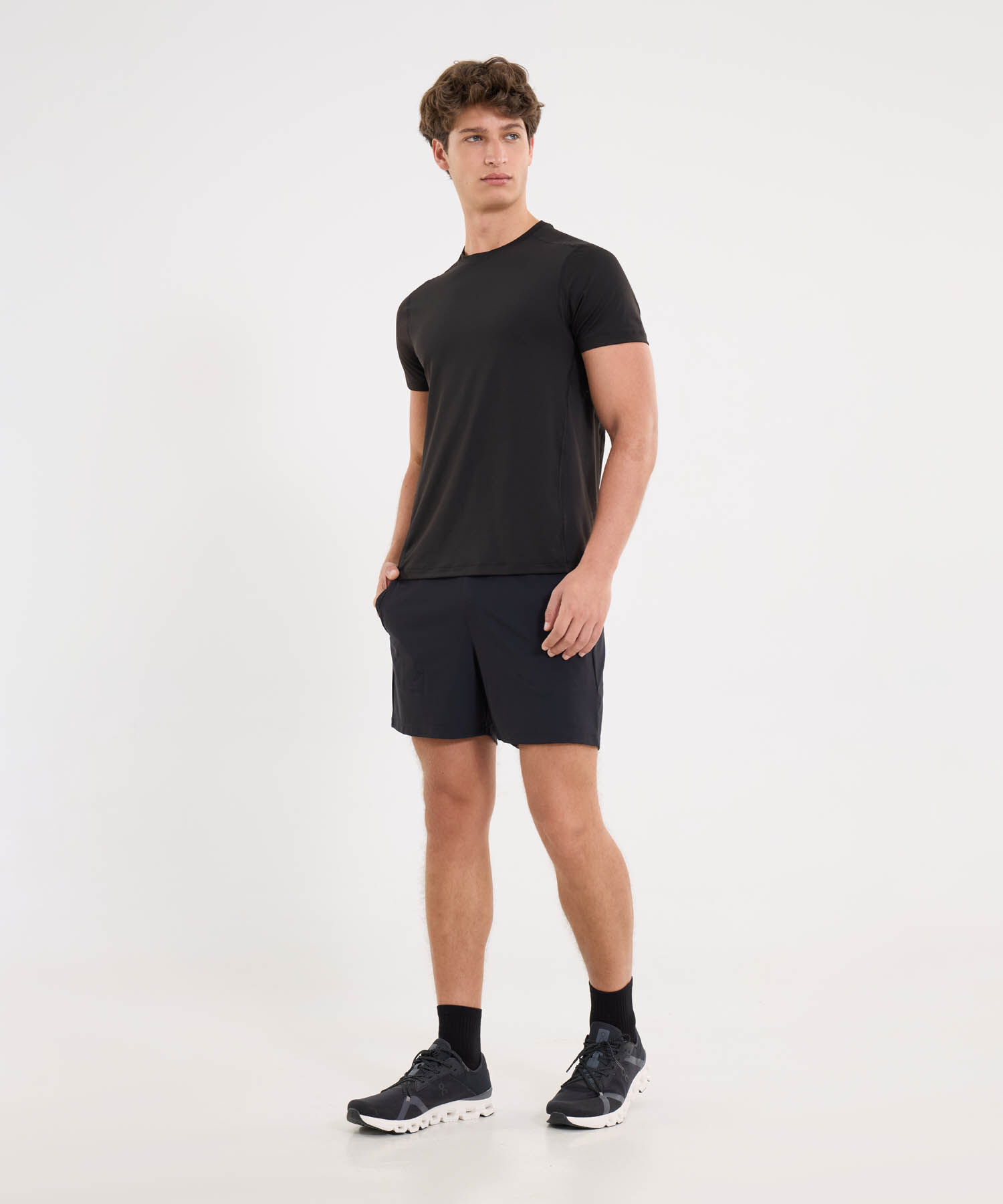 Camiseta Para Hombre Black