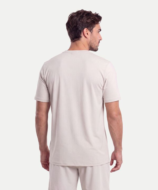 Camiseta Para Hombre Beige