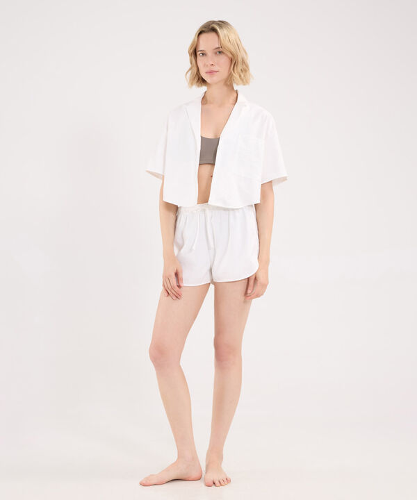 Camisa Para Mujer Marfil image number null