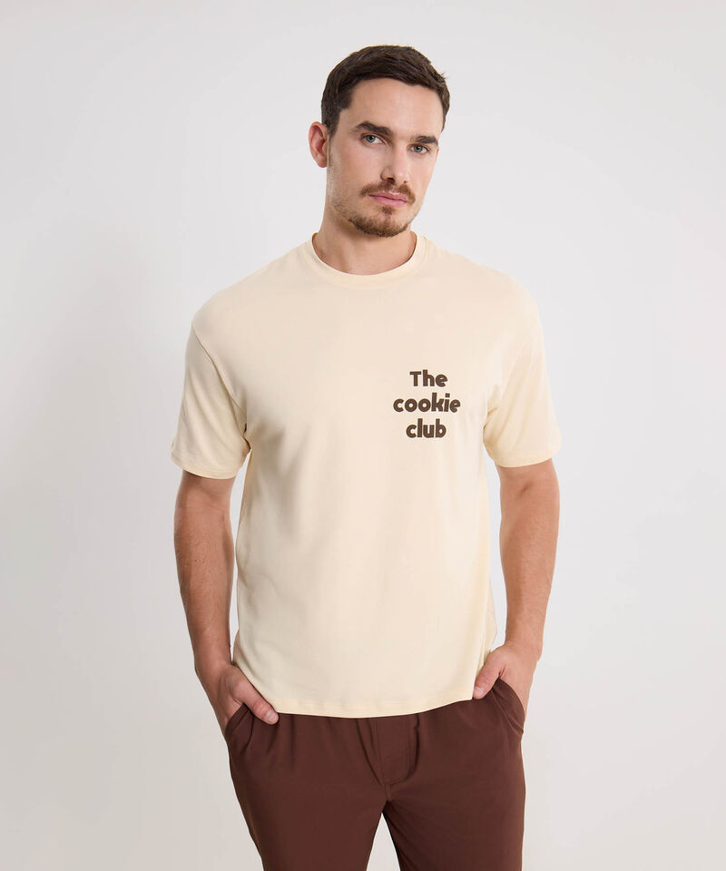 Camiseta Para Hombre Crema