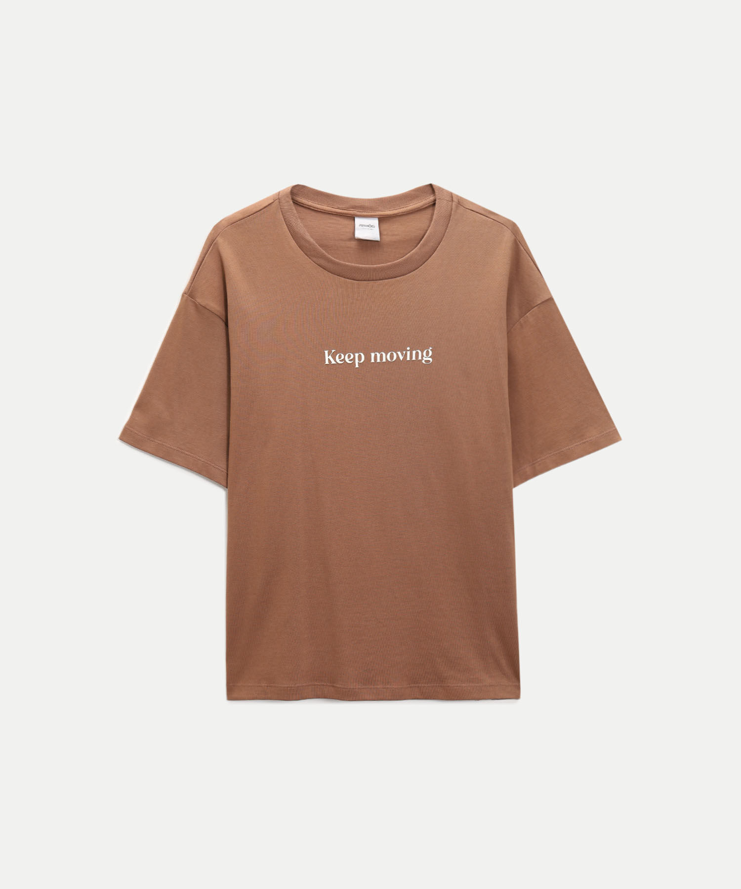Camiseta Para Hombre Cafe