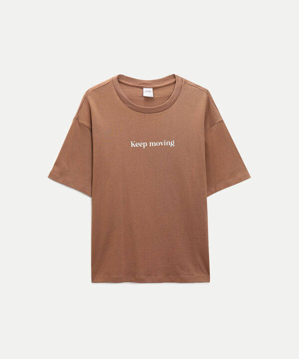 Camiseta Para Hombre Cafe image number null