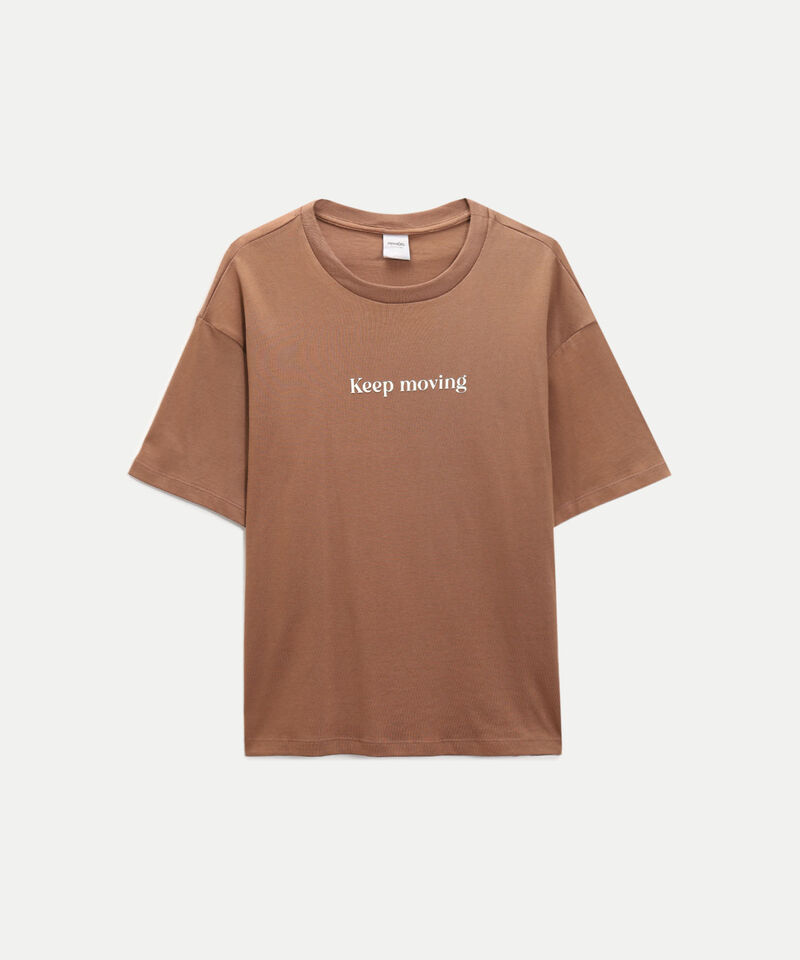 Camiseta Para Hombre Cafe