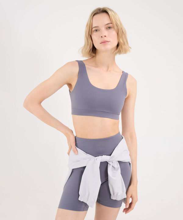 Top Para Mujer Gris image number null