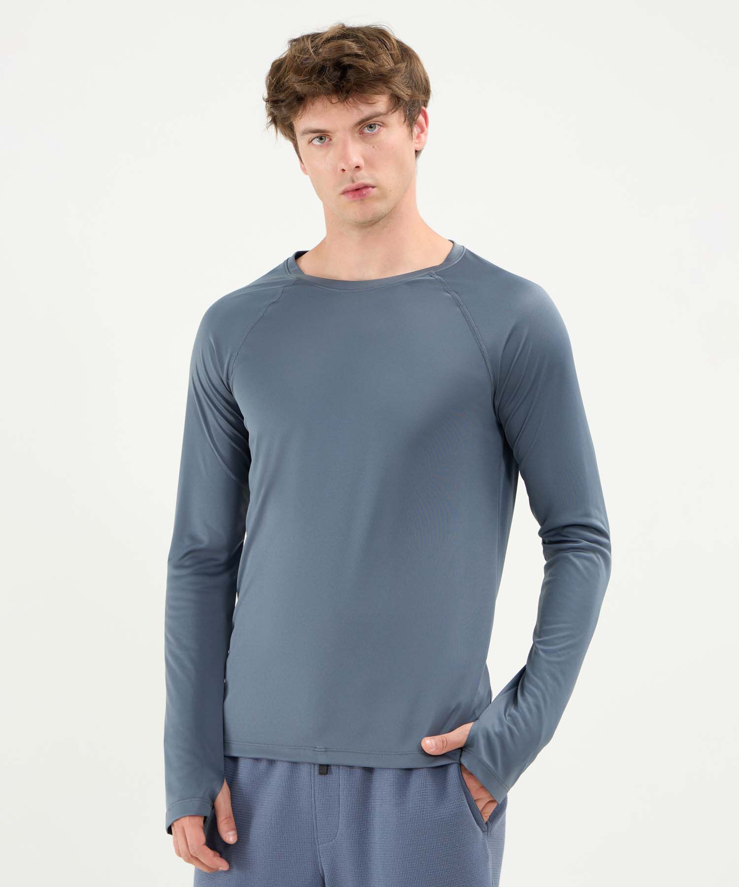 Camiseta Para Hombre AzulMedio