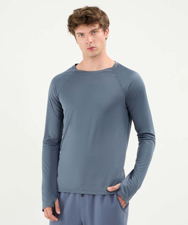 Camiseta Para Hombre AzulMedio image number null