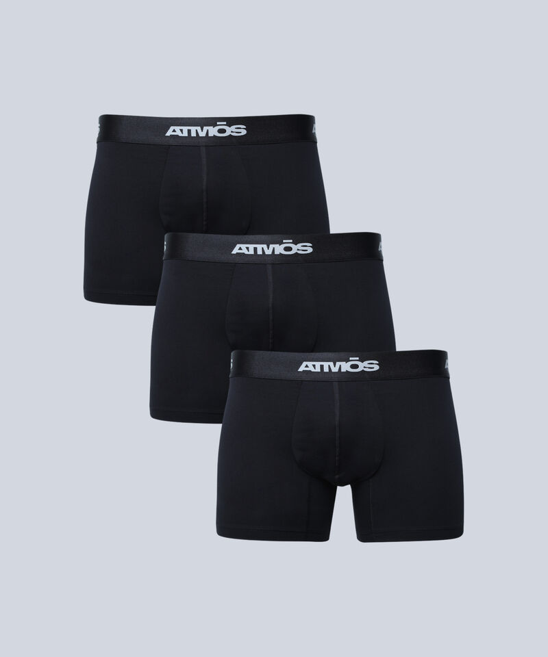 Boxer Para Hombre Negro
