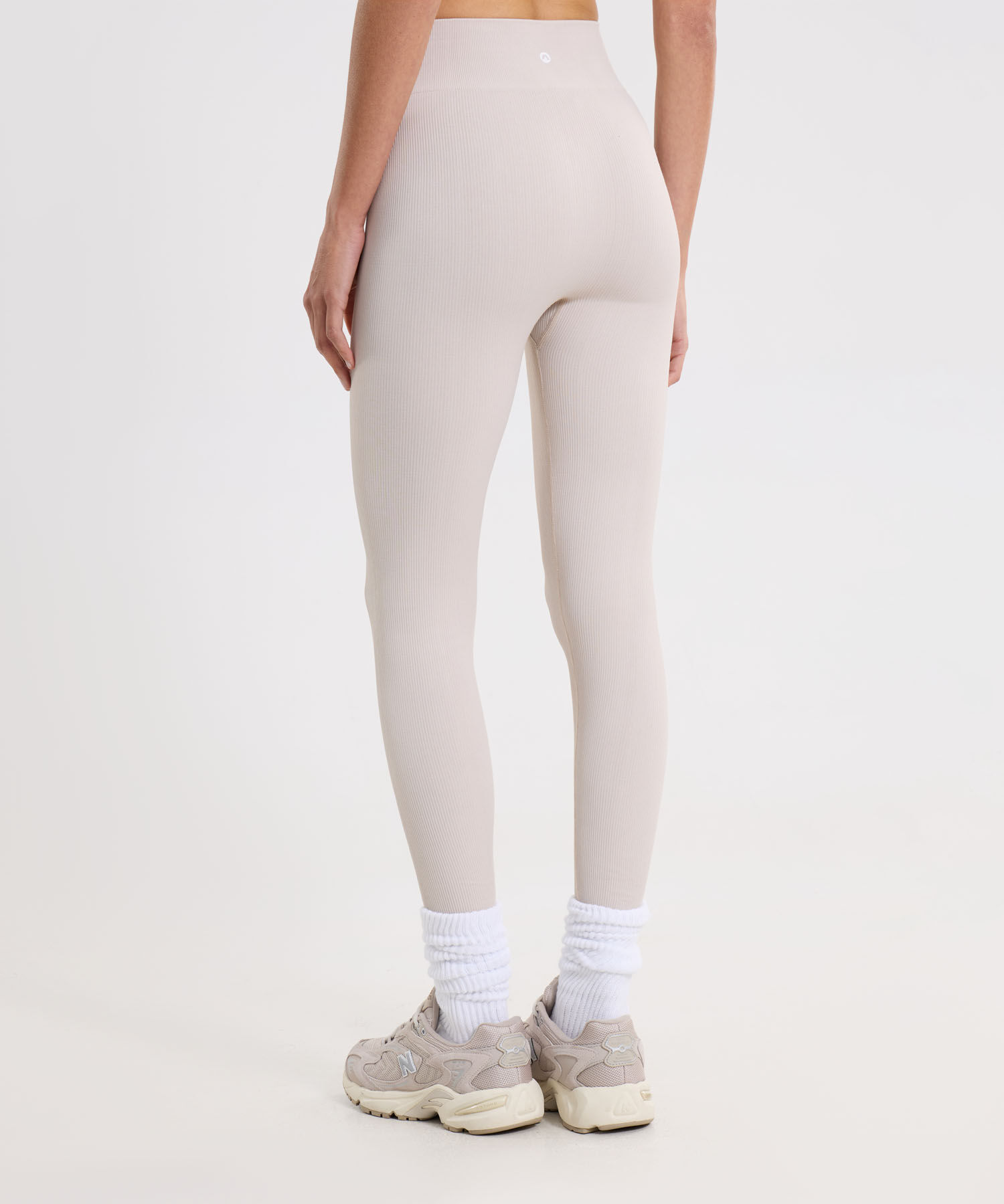 Leggins Seamless Acanalado, GrisClaro